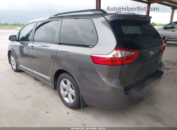 5TDKZ3DC3JS901897 2018 TOYOTA SIENNA Серый Задняя левая четверть