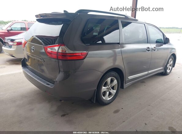 5TDKZ3DC3JS901897 2018 TOYOTA SIENNA Серый Задняя правая четверть