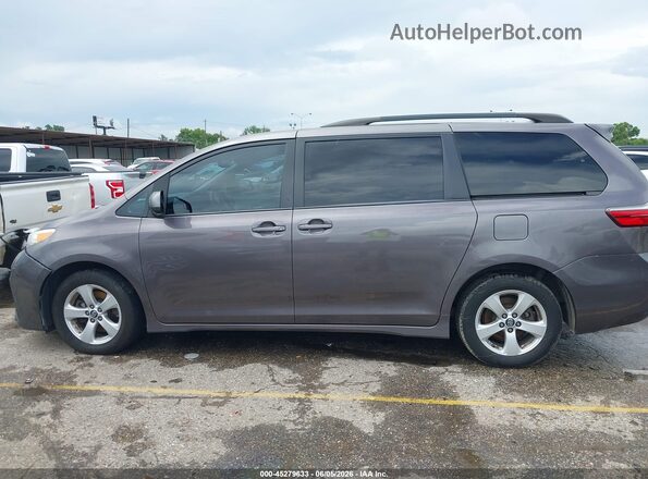 5TDKZ3DC3LS023228 2020 TOYOTA SIENNA Gray 360 interior view