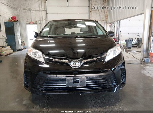 5TDKZ3DC3LS052132 2020 TOYOTA SIENNA Black Instrument cluster view