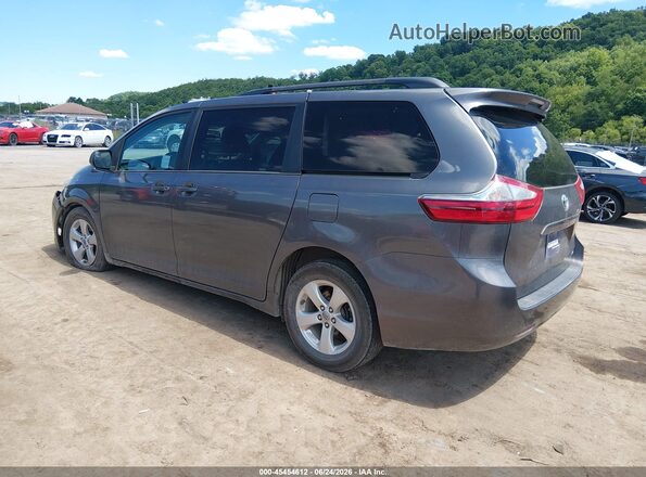 5TDKZ3DC4HS832583 2017 TOYOTA SIENNA Gray Հետևի ձախ