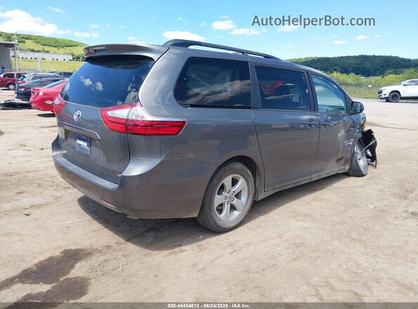5TDKZ3DC4HS832583 2017 TOYOTA SIENNA Gray Հետևի աջ