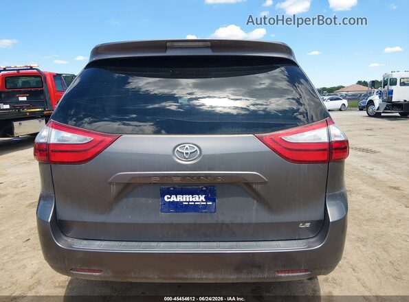 5TDKZ3DC4HS832583 2017 TOYOTA SIENNA Gray 