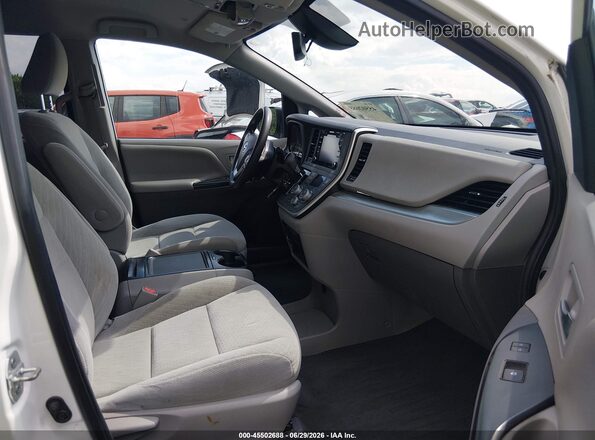 5TDKZ3DC4LS034142 2020 TOYOTA SIENNA Белый Вид салона спереди