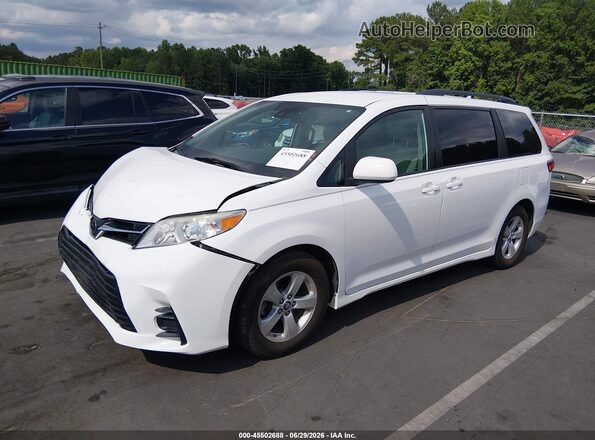 5TDKZ3DC4LS034142 2020 TOYOTA SIENNA Белый Передняя левая четверть
