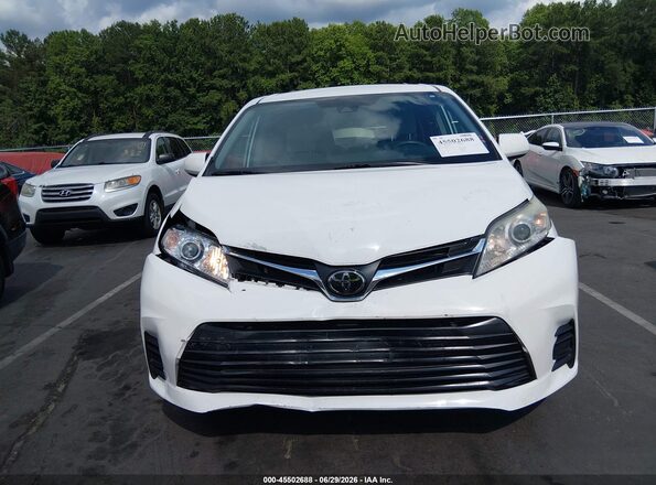 5TDKZ3DC4LS034142 2020 TOYOTA SIENNA Белый Вид щитка приборов