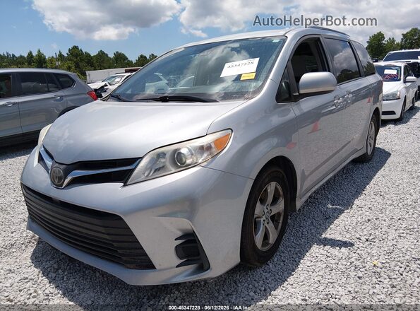 5TDKZ3DC5LS038457 2020 TOYOTA SIENNA Silver Front left
