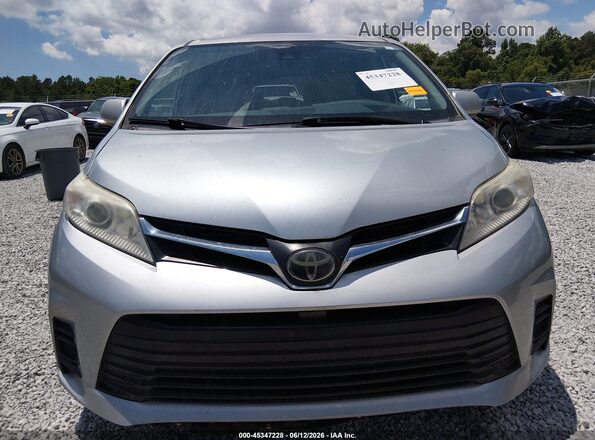 5TDKZ3DC5LS038457 2020 TOYOTA SIENNA Silver Instrument cluster view