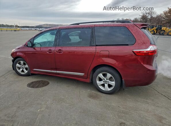 5TDKZ3DC5LS050530 2020 TOYOTA SIENNA Burgundy Задня ліва чверть