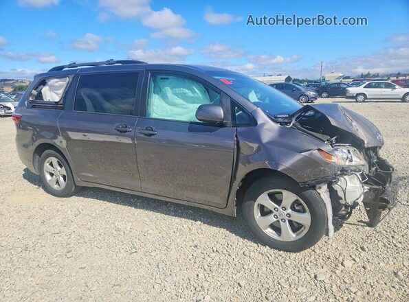 5TDKZ3DC6HS783256 2017 TOYOTA SIENNA Charcoal Առջևի աջ