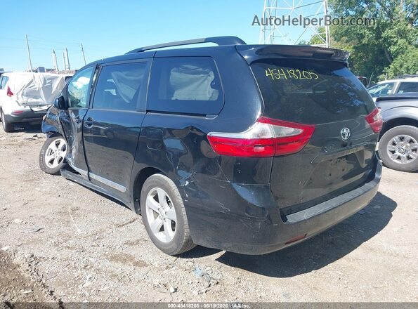 5TDKZ3DC6HS809760 2017 TOYOTA SIENNA Black Задня ліва чверть
