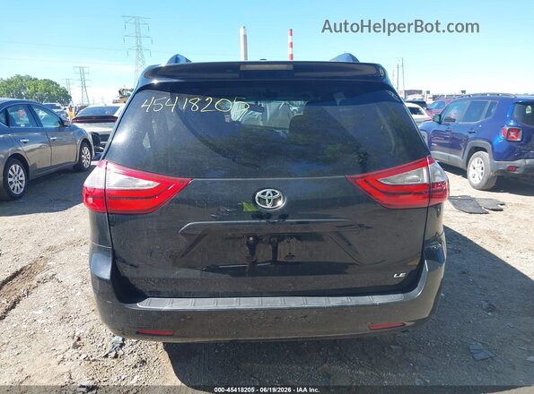 5TDKZ3DC6HS809760 2017 TOYOTA SIENNA Black 