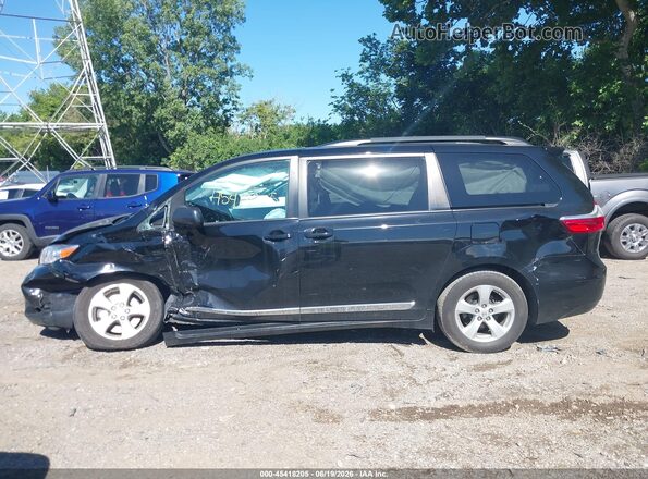 5TDKZ3DC6HS809760 2017 TOYOTA SIENNA Black Панорамний вид салону 360°