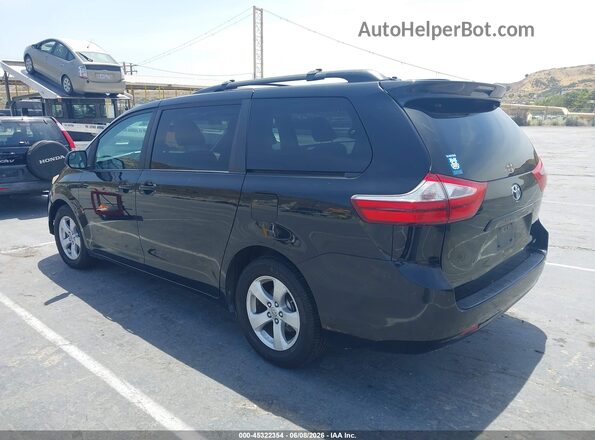 5TDKZ3DC6HS882997 2017 TOYOTA SIENNA Черный Задняя левая четверть
