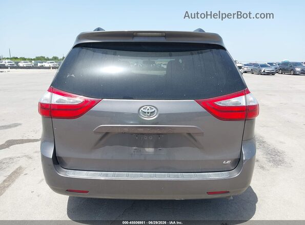 5TDKZ3DC6HS888783 2017 TOYOTA SIENNA Gray 