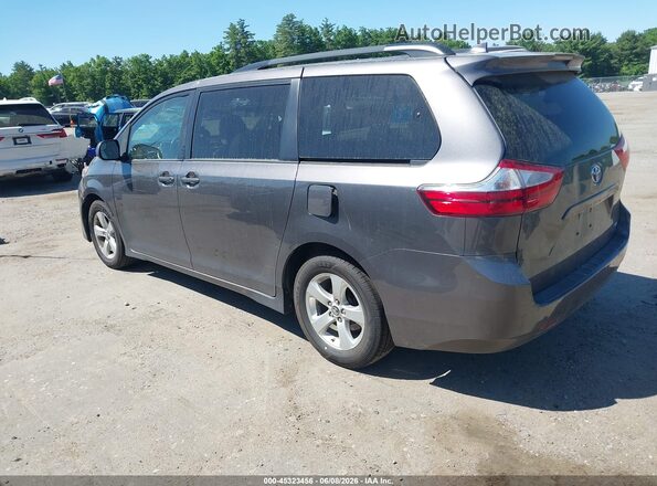 5TDKZ3DC6JS921285 2018 TOYOTA SIENNA Gray Задня ліва чверть