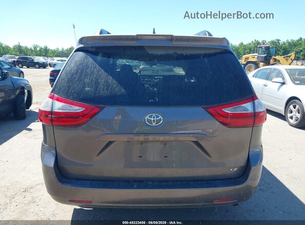 5TDKZ3DC6JS921285 2018 TOYOTA SIENNA Gray Панорамний вид салону 360°