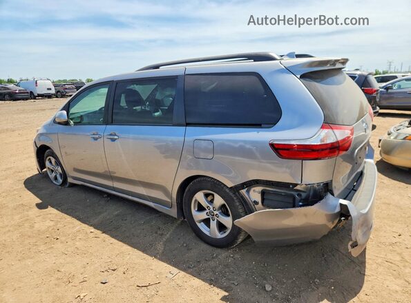 5TDKZ3DC6JS953833 2018 TOYOTA SIENNA Silver Trasero izquierdo