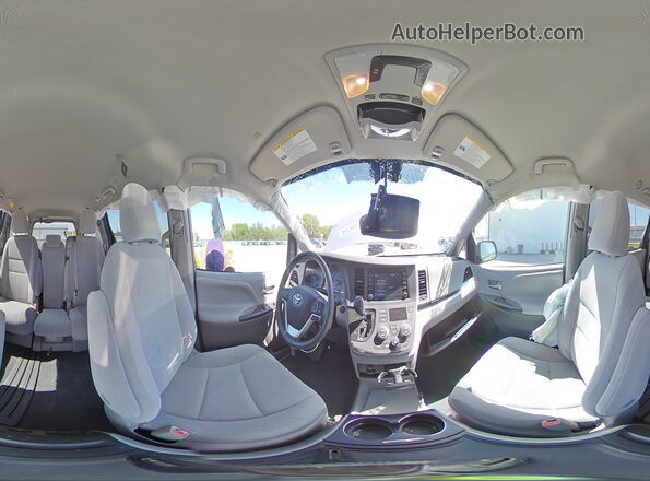 5TDKZ3DC6LS032960 2020 TOYOTA SIENNA Silver სალონის 360-გრადუსიანი ხედი