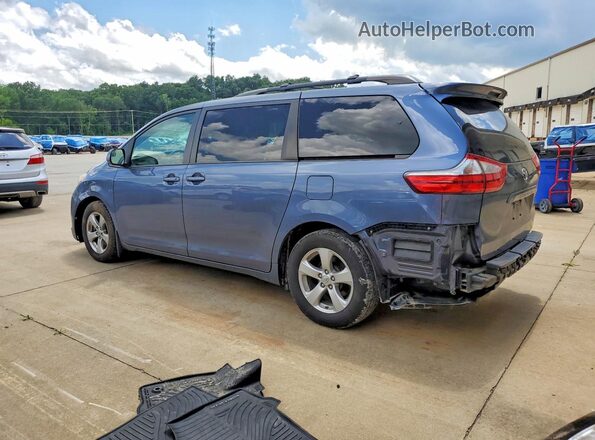 5TDKZ3DC7HS767356 2017 TOYOTA SIENNA Blue Rear left