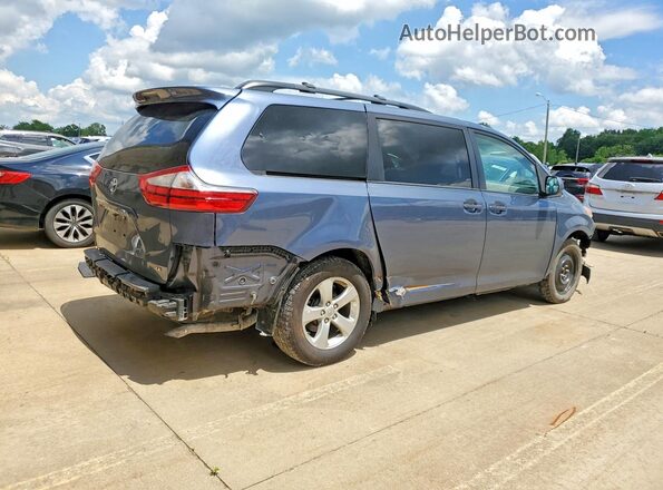 5TDKZ3DC7HS767356 2017 TOYOTA SIENNA Blue Rear right