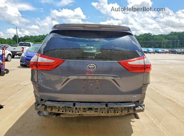 5TDKZ3DC7HS767356 2017 TOYOTA SIENNA Blue Rear view