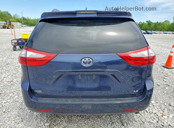 5TDKZ3DC7KS970495 2019 TOYOTA SIENNA Синий Вид сзади