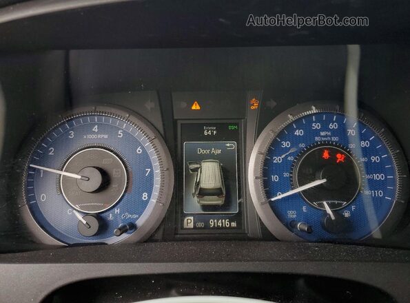 5TDKZ3DC7KS970495 2019 TOYOTA SIENNA Синий Вид щитка приборов