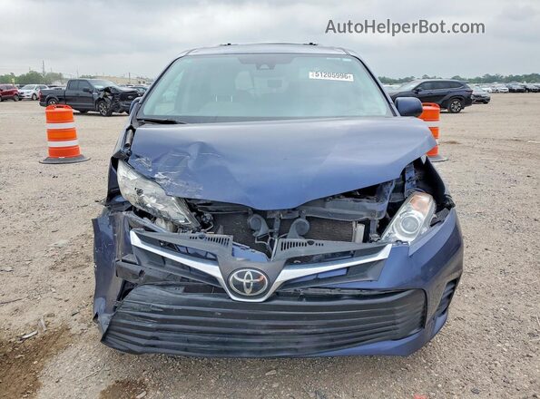 5TDKZ3DC7LS048505 2020 TOYOTA SIENNA Blue Front view