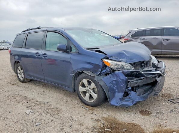 5TDKZ3DC7LS048505 2020 TOYOTA SIENNA Blue Front right