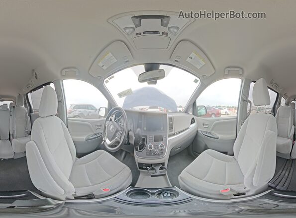 5TDKZ3DC7LS048505 2020 TOYOTA SIENNA Blue 360 interior view