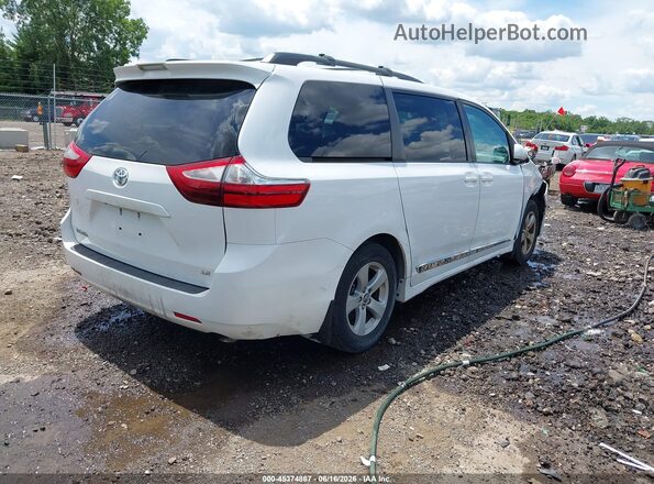 5TDKZ3DC8JS946401 2018 TOYOTA SIENNA White Rear right
