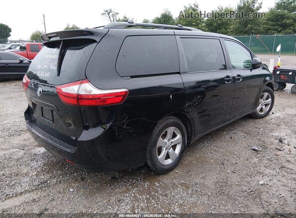 5TDKZ3DC9HS820316 2017 TOYOTA SIENNA Black უკანა მარჯვენა