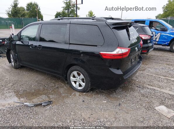 5TDKZ3DC9HS820316 2017 TOYOTA SIENNA Black უკანა მარცხენა