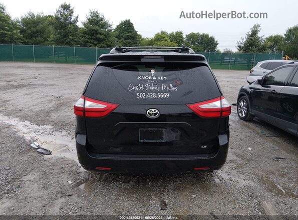 5TDKZ3DC9HS820316 2017 TOYOTA SIENNA Black 