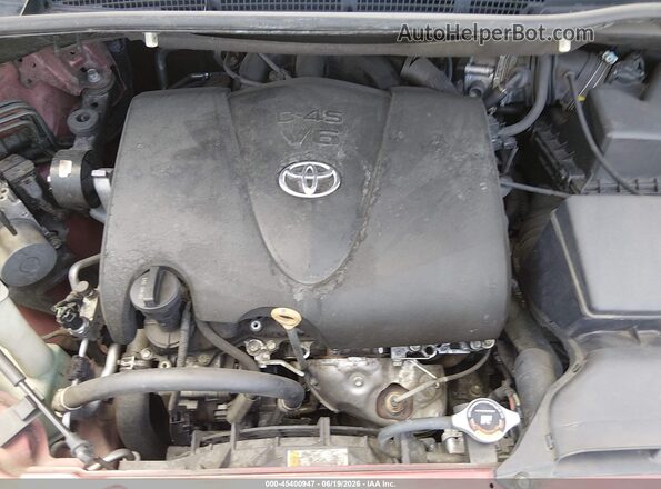 5TDKZ3DC9HS880533 2017 TOYOTA SIENNA Бордовый Вид сзади