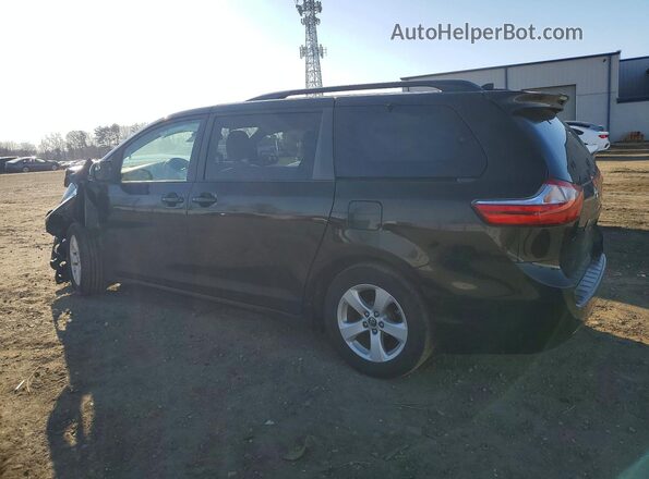 5TDKZ3DC9JS933480 2018 TOYOTA SIENNA Black Հետևի ձախ