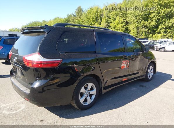 5TDKZ3DC9JS957469 2018 TOYOTA SIENNA Black Հետևի աջ
