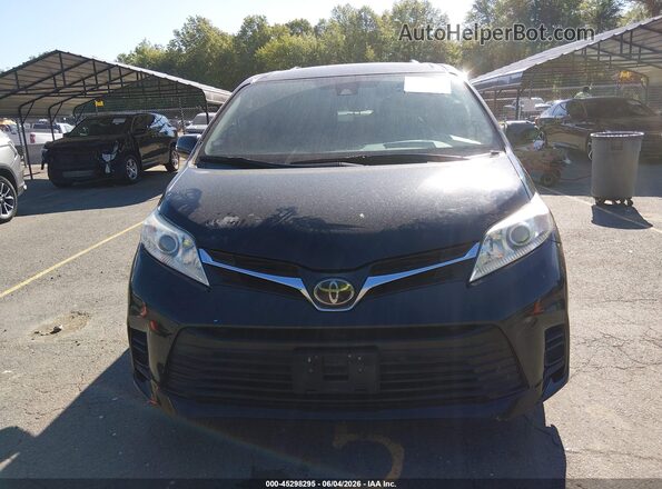 5TDKZ3DC9JS957469 2018 TOYOTA SIENNA Black Սարքավորումների վահանակի տեսք