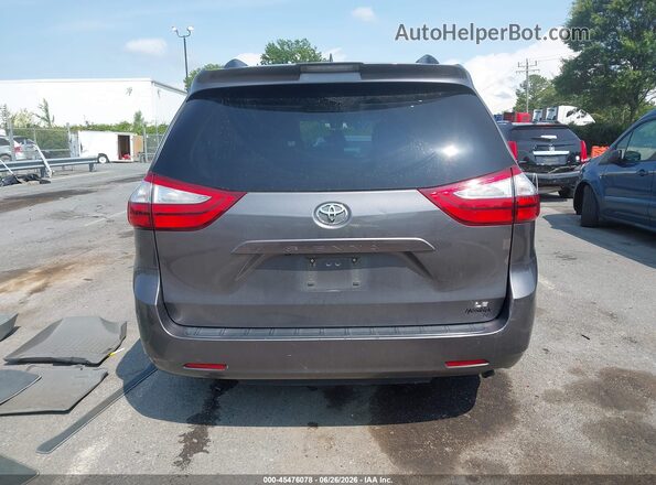 5TDKZ3DCXJS965483 2018 TOYOTA SIENNA Серый 