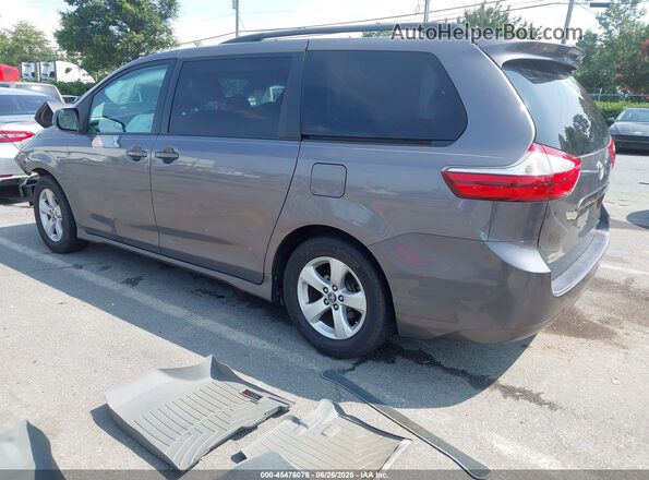 5TDKZ3DCXJS965483 2018 TOYOTA SIENNA Серый Задняя левая четверть