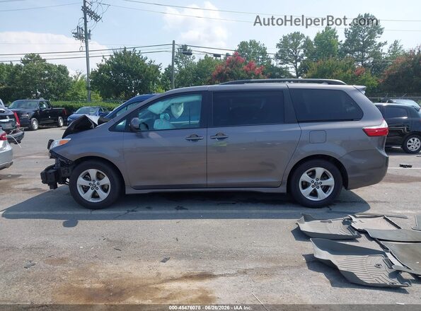 5TDKZ3DCXJS965483 2018 TOYOTA SIENNA Серый Панорамный вид салона 360°