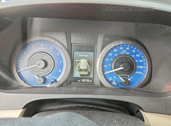 5TDKZ3DCXLS042536 2020 TOYOTA SIENNA Красный Вид щитка приборов