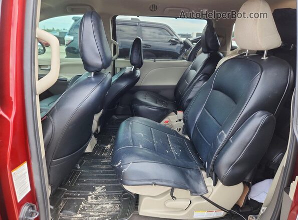 5TDKZ3DCXLS042536 2020 TOYOTA SIENNA Красный Вид задней части салона