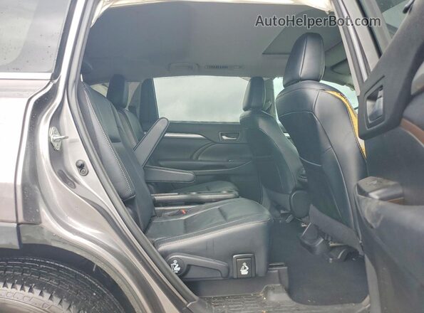 5TDKZRFH0JS532752 2018 TOYOTA HIGHLANDER Gray Սալոնի հետևի տեսք