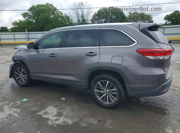 5TDKZRFH0JS532752 2018 TOYOTA HIGHLANDER Gray Հետևի ձախ