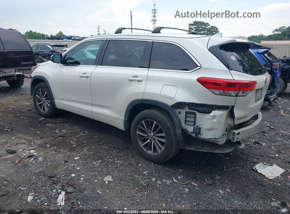 5TDKZRFH0JS539085 2018 TOYOTA HIGHLANDER White Tył lewy