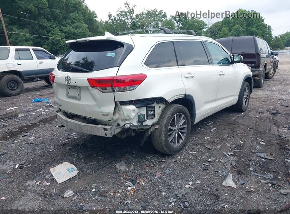 5TDKZRFH0JS539085 2018 TOYOTA HIGHLANDER White Tył prawy