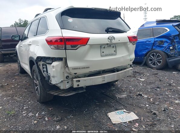 5TDKZRFH0JS539085 2018 TOYOTA HIGHLANDER White 
