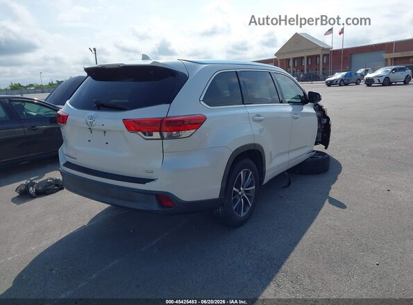 5TDKZRFH1JS544201 2018 TOYOTA HIGHLANDER White Trasero derecho
